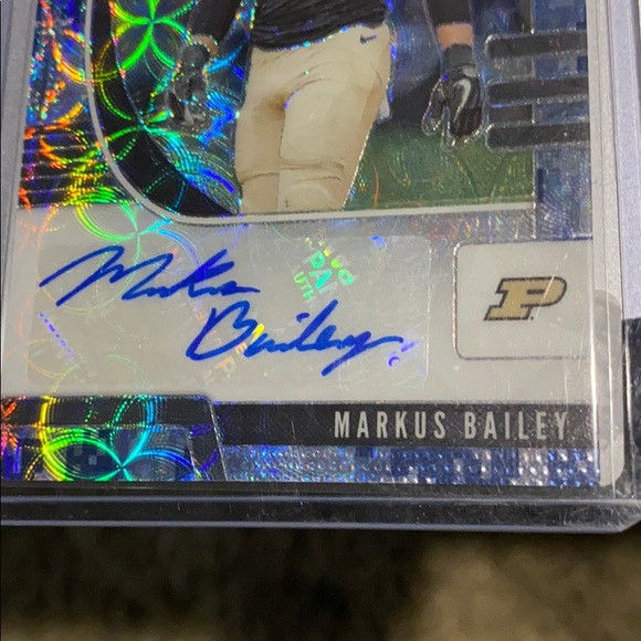 Autographed markus bailey rookie card s/n 24/25 - Picture 2 of 8